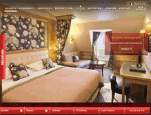 Tablet Screenshot of hotel-paris-laperle.com